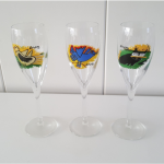 Corneille champagne glazen